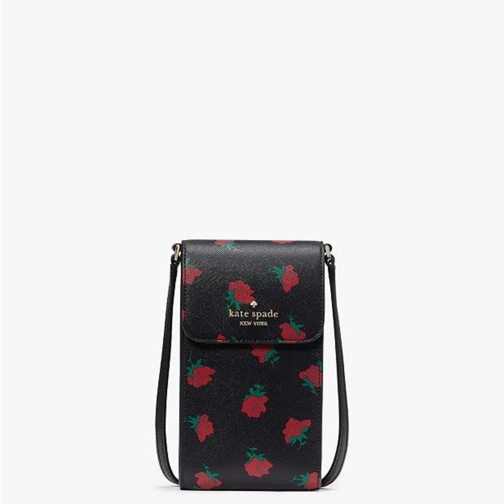 Kate Space Black Crossbody Bag
Madison Rose Toss Printed North South Crossbody